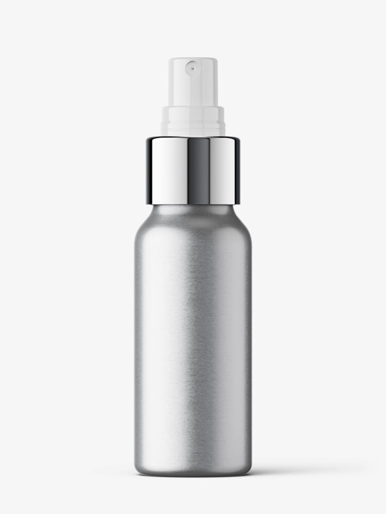 Silver Bottle W/ White Spray – Rao and Stevanovic